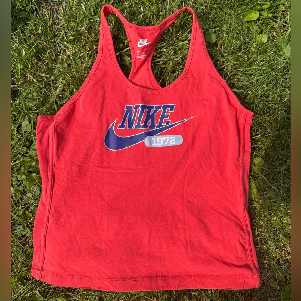 Nike Women’s Red Racerback Tank Top